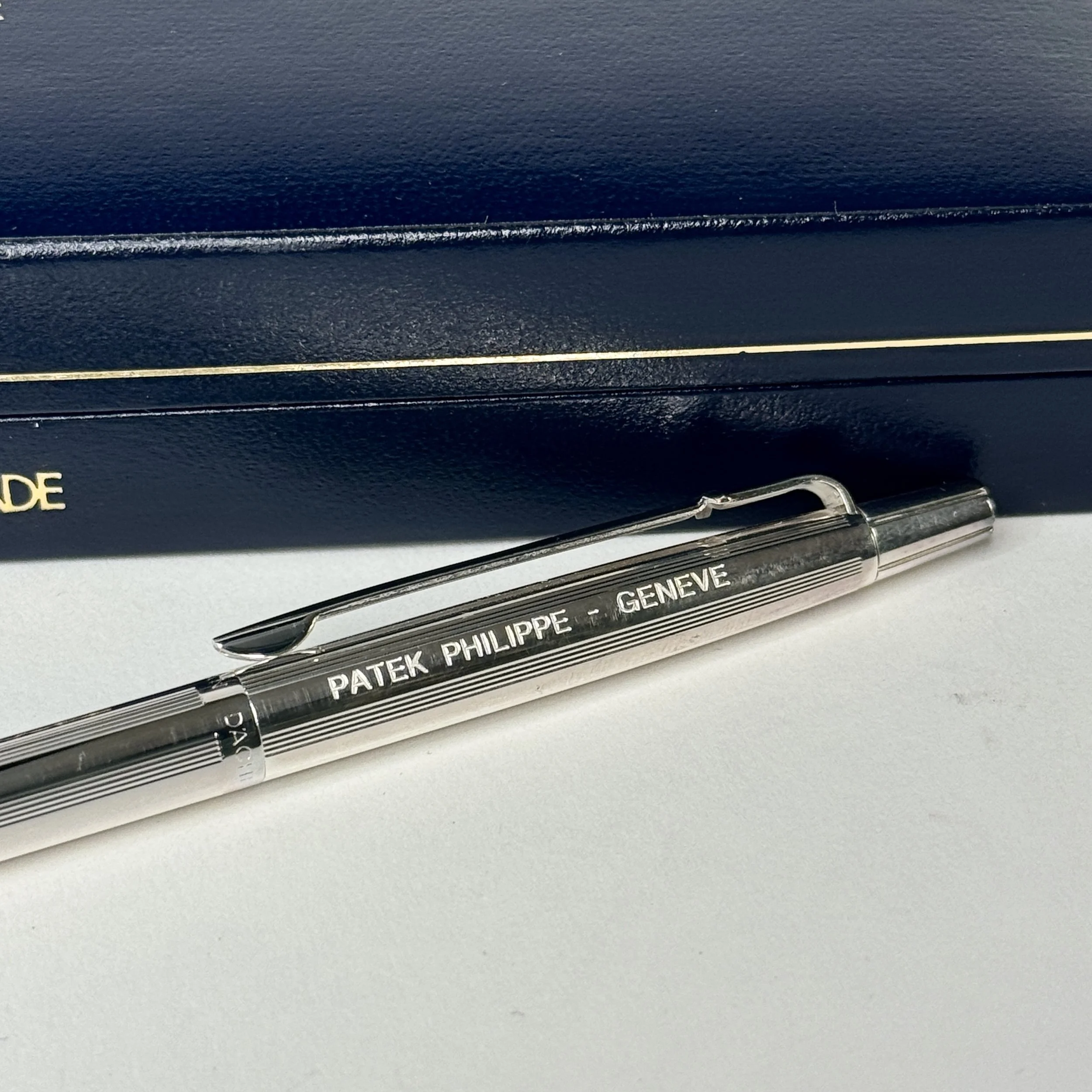 Patek Philippe × Caran d'Ache Silver Guilloché Ballpoint Pen